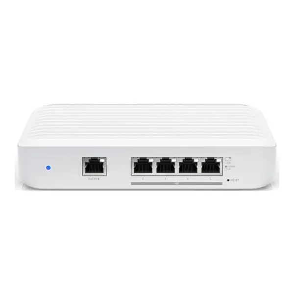 Switch 5 porturi Gigabit Ubiquiti UniFi Flex XG USW-FLEX-XG-EU ,1x port PoE input, cu management
