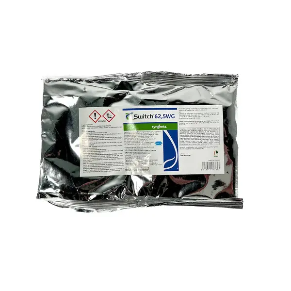 Switch 62,5WG 100 gr, fungicid sistemic si de contact, Syngenta, rezistenta la spalare (vita de vie, capsun, cires, mar, tomate, ardei, castraveti, par, gutui, salata, vinete, morcov, afin, coacaz, agris, zmeur, mur, telina, ceapa, fasole) - Default Titl