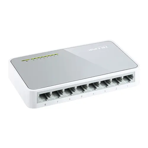 Switch 8 porturi RJ45 10/100 Mbps, Unmanaged - TP-Link TL-SF1008D