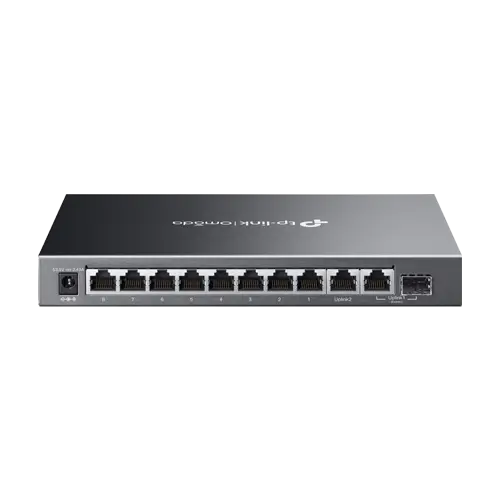 Switch 8 porturi RJ45 1G PoE, 1 x RJ45 1G, 1 x combo SFP/RJ45 1G, Easy Managed - TP-Link Omada ES210GMP