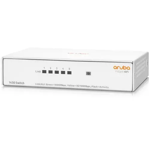 Switch Aruba R8R44A Instant On 1430, 5 porturi, Gigabit