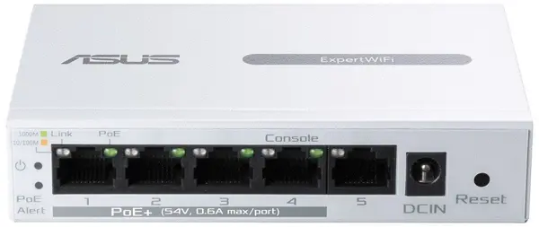 Switch ASUS - ExpertWiFi EBP15, 5 porturi, alb