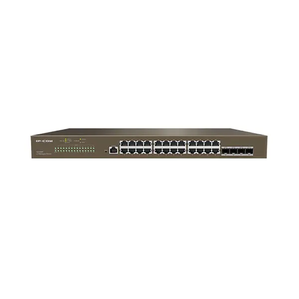 Switch cu 24 porturi IP-COM G5328F, 56 Gbps, 41.7 Mpps, 16000 MAC, cu management