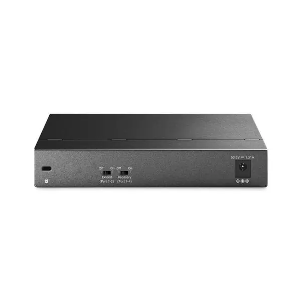 Switch cu 6 porturi Gigabit TP-link TL-SG1006PP, 12 Gbps, 8.928 Mpps, 250 m, fara management, plug&play, PoE+