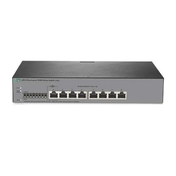 Switch cu 8 porturi Aruba JL380A, 16 Gbps, 11.9 Mpps, 8000 MAC, 1U, cu management