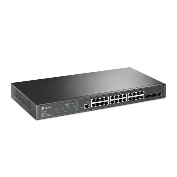 Switch cu management 24 Porturi gigabit si 4 Slot-uri SFP TL-SG3428