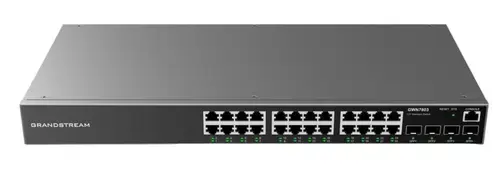 Switch cu management, Grandstream, GWN7803 Enterprise, 24 porturi Gigabit L2+, 4 SFP Gigabit