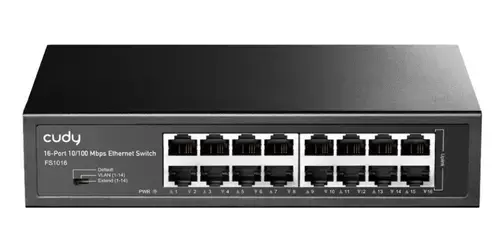 Switch CUDY FS1016, 16 porturi