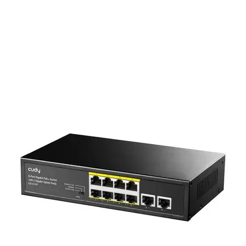 Switch Cudy GS1010P 8-port PoE+, 8xLAN, 120W, 10/100/1000 Mbps
