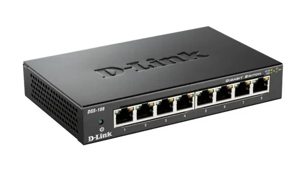 Switch D-Link 8 porturi Gigabit - DGS-108