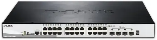 Switch D-Link DGS-1510-28XMP, Gigabit, 28 Porturi, PoE