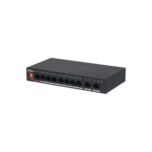 Switch Dahua PFS3010-8ET-96-V2, PoE 8 porturi, 2x Gigabit