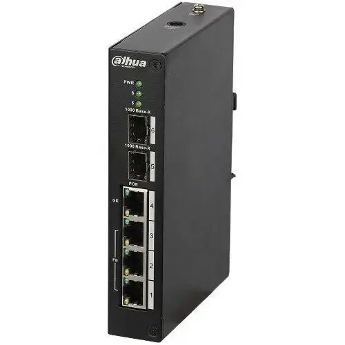 Switch Dahua PFS3206-4P-96, 4+2 porturi, Total 96W