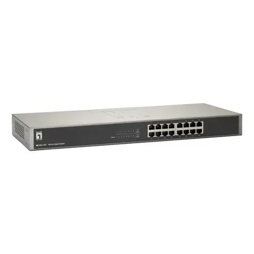 Switch fara management LevelOne GSW-1657, 16 x 10/100/1000 Mbit/s, Gri