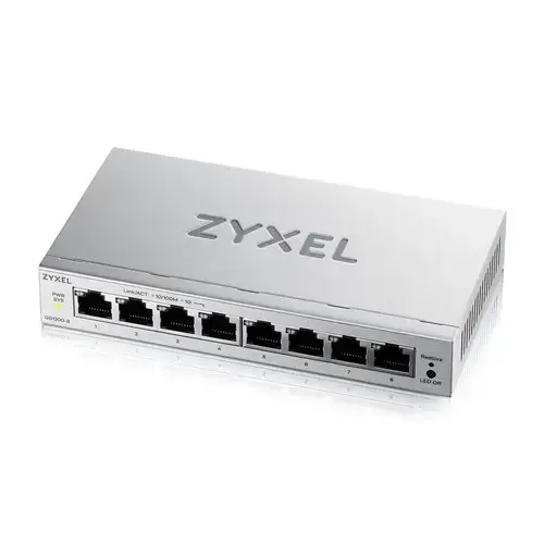 Switch gestionat ZyXEL GS1200-8V3, 8 porturi Gigabit, 8xLAN