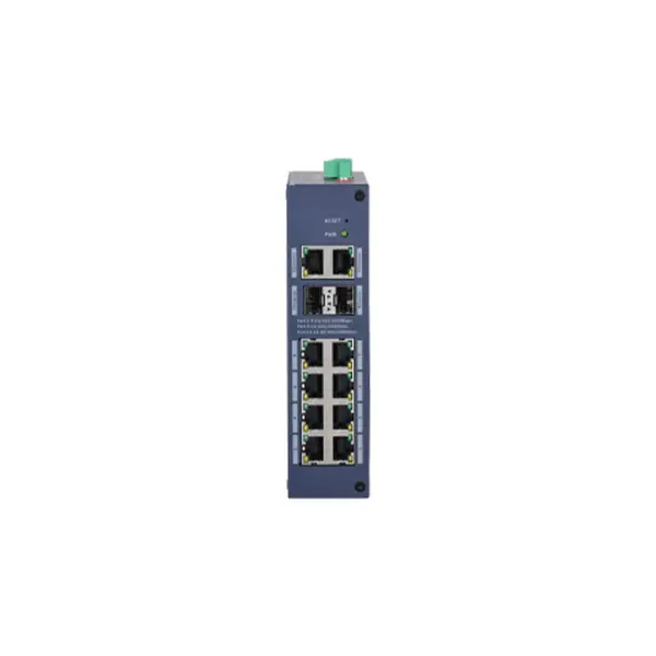 Switch Gigabit 12 porturi Dahua CHS4212-8GT, 2 SFP + 2 uplink RJ45, Layer 2, 24 Gbps, 17.856 Mpps, cu management