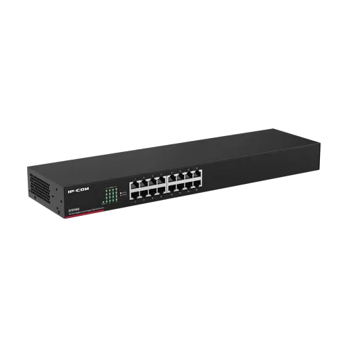 Switch Gigabit IP-COM cu 16 porturi, 8K MAC Table, Flow Control și Buffer de 4 Mb, Montaj flexibil, Plug & Play