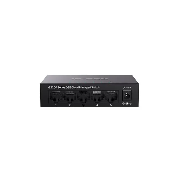 Switch Gigabit IP-COM G2205D, 5 porturi, 10 Gbps, cu management Cloud