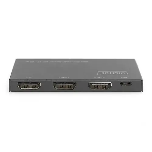 Switch HDMI 4K, Digitus DS-45322, ultra slim, 2 x HDMI, Negru