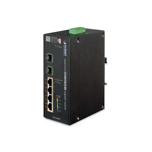Switch Industrial Gigabit Ethernet PoE+ Planet IGS-624HPT