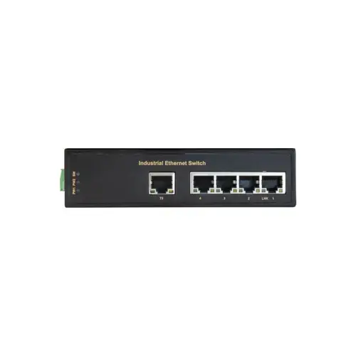 Switch industrial LevelOne IFS-0501, 5 porturi, Fast Ethernet, Negru
