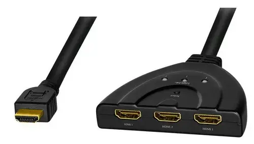 Switch KVM Logilink HDMI,3-port, bidirekt(1x3/3x1),4K/30Hz,CEC