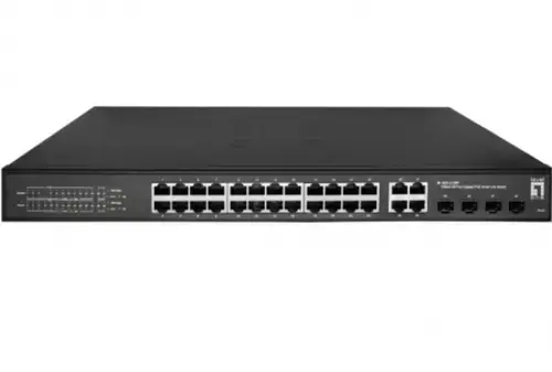 Switch Level One GES-2128P, 24 porturi, PoE
