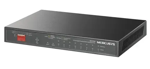Switch Mercusys MS110GMP, 8 Porturi, Gigabit, PoE+