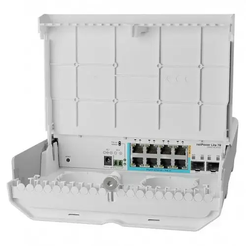 Switch MIKROTIK CSS610-1GI-7R-2S+OUT NETPOWER LITE 7R CLOUD SMART SWITCH 8xGE POE 2x10G SFP+