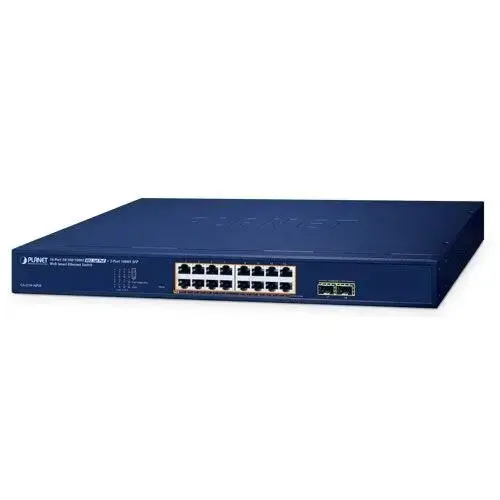 Switch Planet GS-2210-16P2S, 16 porturi, PoE