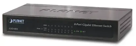 Switch Planet GSD-803, Gigabit, 8 Porturi
