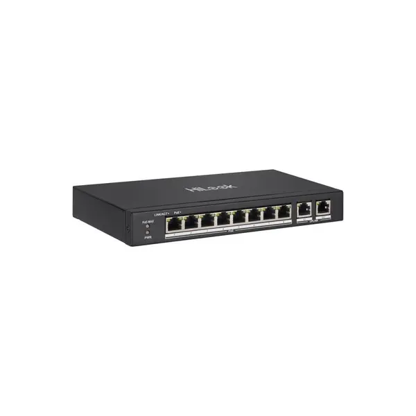 Switch PoE cu 8 porturi HikVision HiLook NS-0310P-60, 10/100 Mbps, buget 60W, MAC 16K