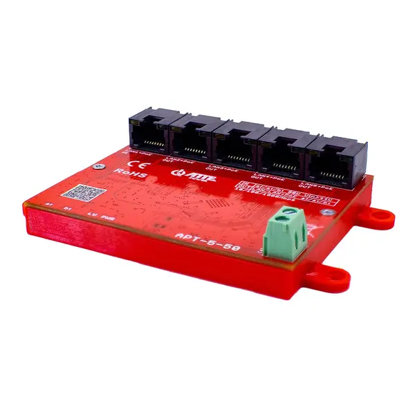 Switch PoE Gigabit cu 5 porturi ATTE Power APT-5-50, 10/100/1000 Mbps, extender
