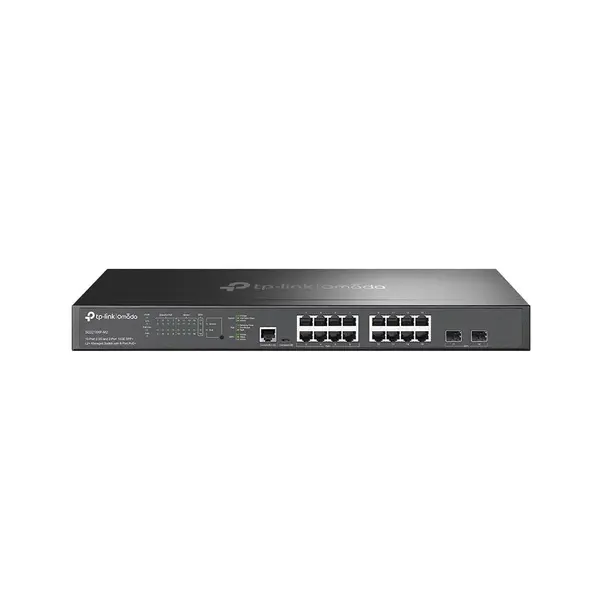 Switch rackabil cu 16 porturi Gigabite TP-Link SG3218XP-M2, 120 Gbps, 89.28 Mpps, Omada, PoE, cu management
