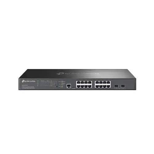 Switch rackabil cu 16 porturi Gigabite TP-Link SG3218XP-M2, 120 Gbps, 89.28 Mpps, Omada, PoE, cu management