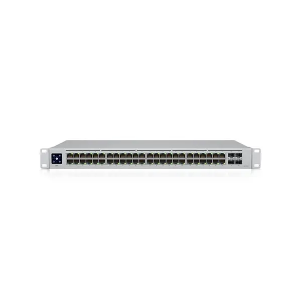 Switch rackabil Gigabit Ubiquiti UniFi USW-48, 48 porturi, 4x SFP, 52 Gbit/s, Layer 2, cu management
