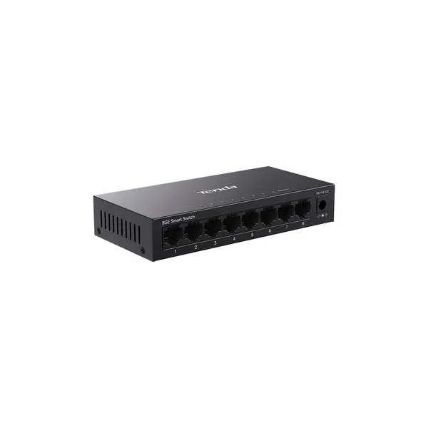 Switch retea business Tenda TND-TEG2208D, 8 porturi RJ45 1Gbps, management cloud si local, VLAN, agregare, carcasa metalica, 16Gbps