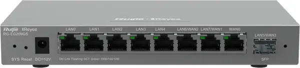 Switch Ruijie - RG-EG209GS, 9 porturi, gri
