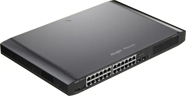Switch Ruijie - RG-ES226GC-P, 26 porturi, negru