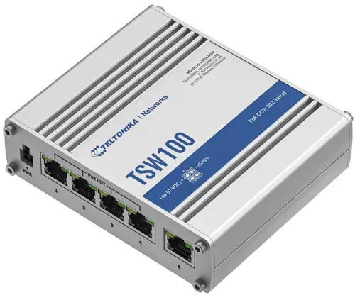 Switch Teltonika PoE+ Switch, 5 porturi