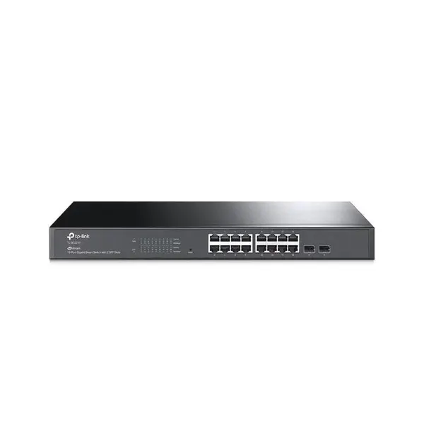Switch TP-LINK JetStream TL-SG2218, 16 porturi Ethernet, 2 porturi SFP, montaj in rack