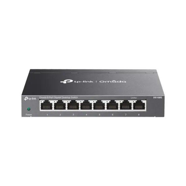 Switch TP-Link Omada DS108G, 8 porturi RJ45 Gigabit, Unmanaged