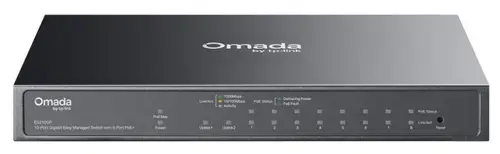 Switch TP-Link Omada ES210GP, 10 Porturi, Gigabit