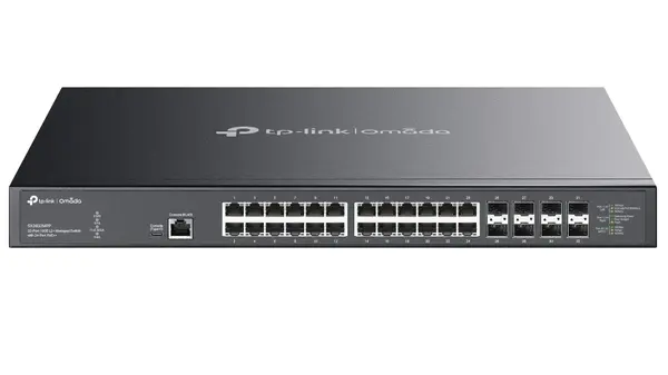 Switch Tp-Link Omada SX3832MPP, 24x 10Gbps PoE++, 8x 10G SFP, 1x RJ45, 1x USB C, 770W, cu management, montare in rack
