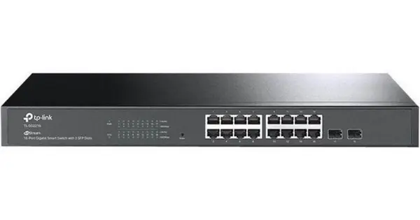 Switch TP-Link Smart JetStream cu 16×Porturi Gigabit și 2×Sloturi SFP TL-SG2218