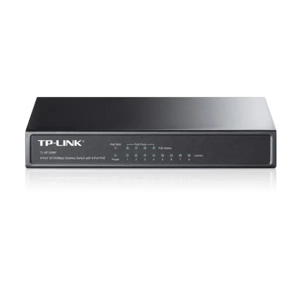 Switch TP-Link TL-SF1008P, 8 port, 10/100 Mbps