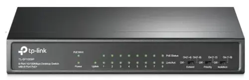 Switch TP-Link TL-SF1009P, 8 Porturi, PoE+