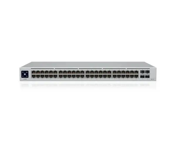 Switch Ubiquiti UniFi USW-48-POE, 52 porturi, 32x PoE 195W, Gigabit, 4 porturi SFP, cu management, montare in rack