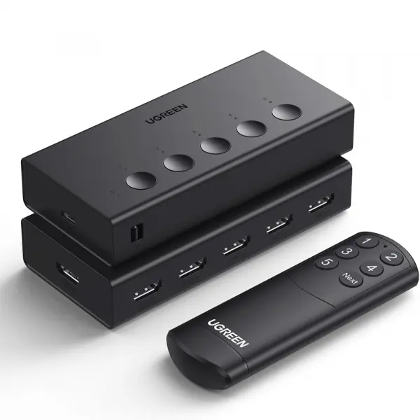 Switch Video HDMI UGREEN CM568 (90512), Negru