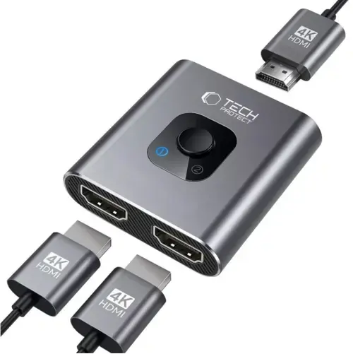 Switch Video Tech-Protect HB07, HDMI - 2 x HDMI, Negru